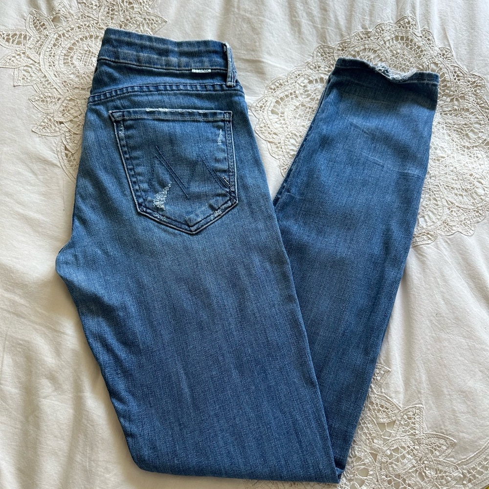 ❤️ MOTHER “The Looker Graffiti Girl” Jeans Size 27